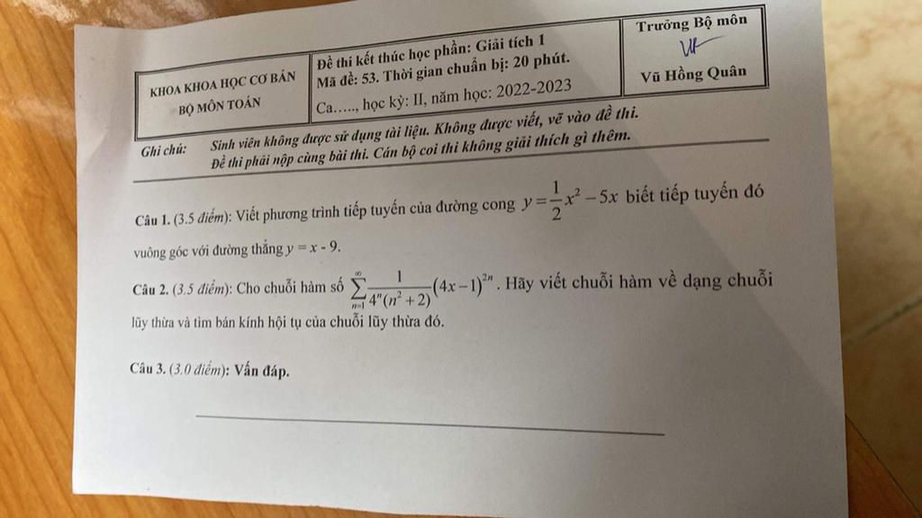 Tầm Quan Trọng Của Việc Ôn Tập Đề Thi Giải Tích 1